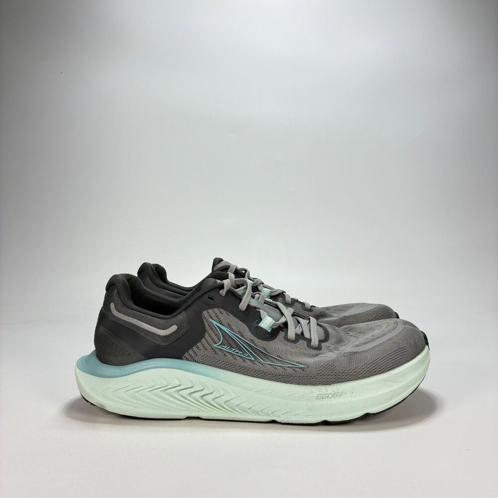 Altra Paradigm 7 Gray Teal Lace Up Road Running Shoes AL0A82CG221 Women's Sz 9.5